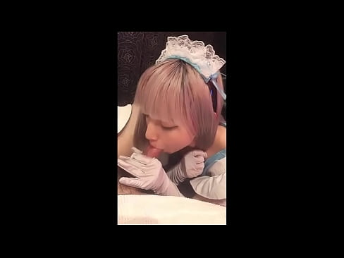 ❤️ جاپاني بت [ميوڪا]، فرينچ نوڪر جو لباس، حصو 1، بلو جاب ۽ لوشن سان جرڪ آف ️❌  ❤